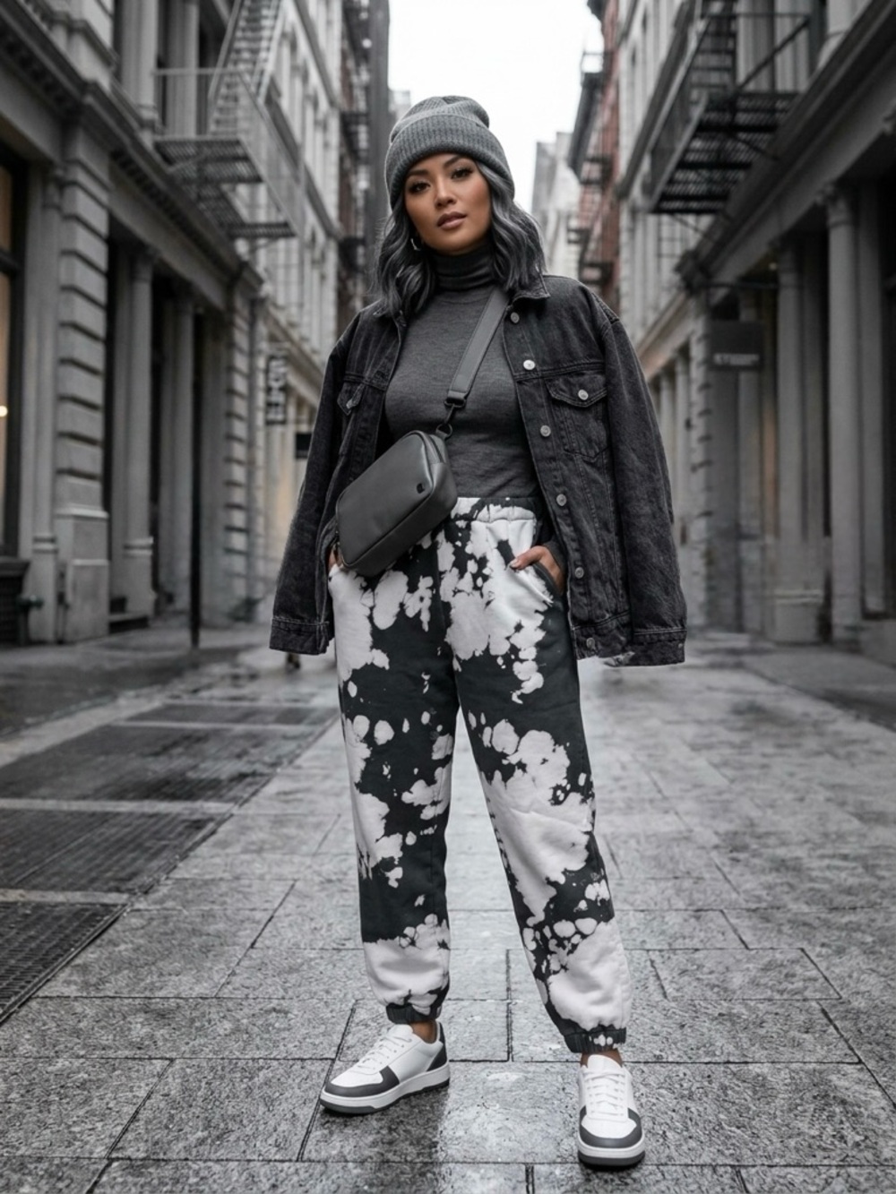 𝐙𝐀𝐑𝐀 Splatter Sweatpants Joggers Size L